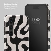 Selencia Coque arrière Vivid Samsung Galaxy S24 - Art Wave Black