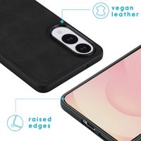 imoshion Etui de télephone luxe 2-en-1 amovible Samsung Galaxy S25 Edge - Noir