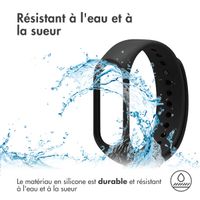 imoshion Bracelet en silicone le Xiaomi Mi Band 3 / 4 - Noir