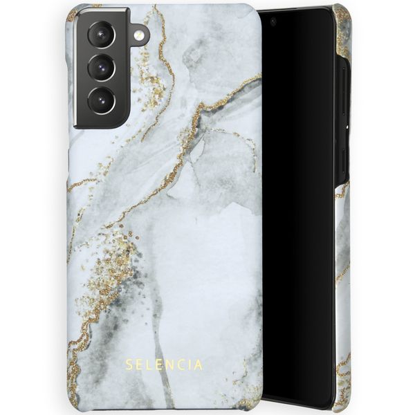 Selencia Coque Maya Fashion Samsung Galaxy S21 Plus - Marble Stone