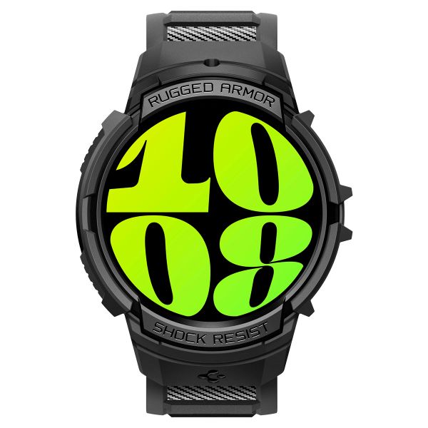 Spigen Rugged Armor™ Pro Case  Samsung Galaxy Watch 6 - 44 mm - Noir