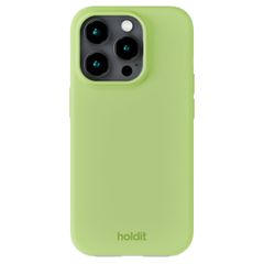 Holdit Coque Silicone iPhone 15 Pro - Matcha