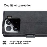 imoshion Étui de télephone portefeuille de luxe Xiaomi 15 - Noir