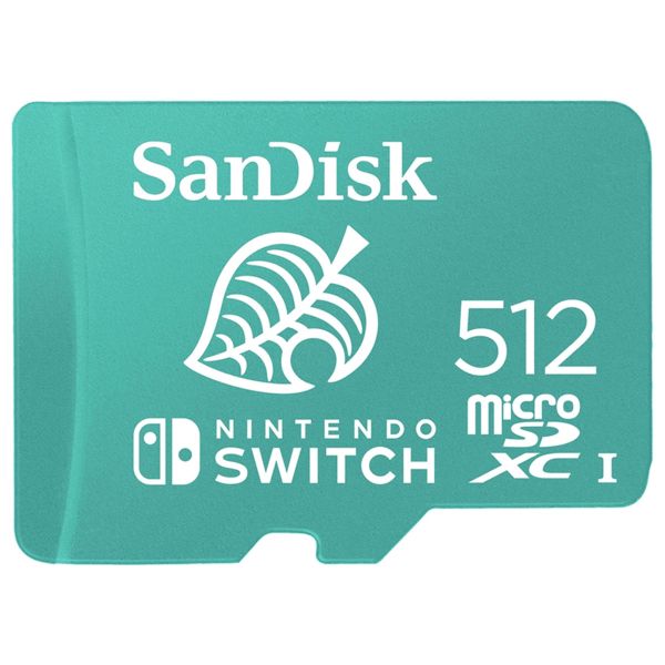 SanDisk microSD Nintendo Switch - 512GB - Tanooki Leaf