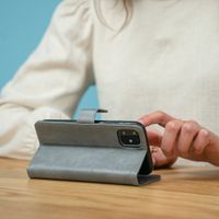 imoshion Étui de télephone portefeuille de luxe Xiaomi Redmi Note 9T (5G) - Gris