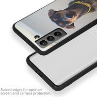 Concevez votre propre coque en gel Samsung Galaxy S21 - Noir