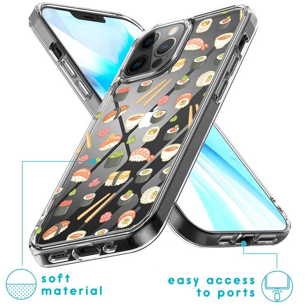 imoshion Coque Design iPhone 12 (Pro) - Sushi