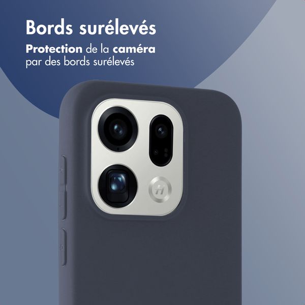 imoshion Coque Couleur Oppo Find X9 - Bleu foncé