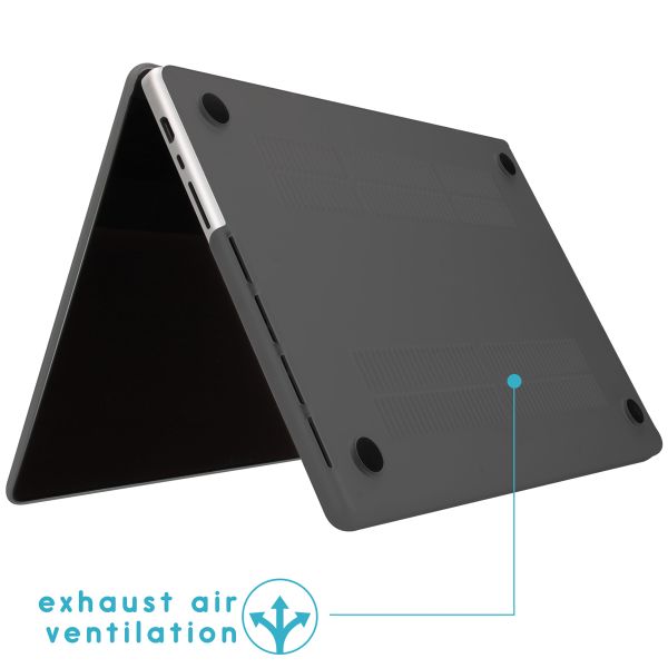 imoshion Coque Laptop pour MacBook Pro 16 pouces (2021) / Pro 16 pouces (2023) M3 chip - A2485 / A2780 / A2991 / A3186 / A3403 - Noir