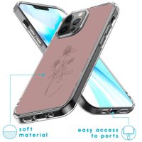 imoshion Coque Design iPhone 12 (Pro) - Floral Pink