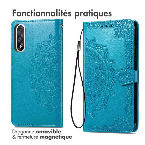 imoshion Etui de télephone Mandala OnePlus Nord 5 - Turquoise