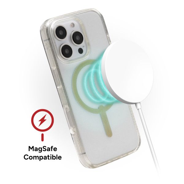 ZAGG Coque Milan Snap avec MagSafe Apple iPhone 16 Pro - Gold Glitter