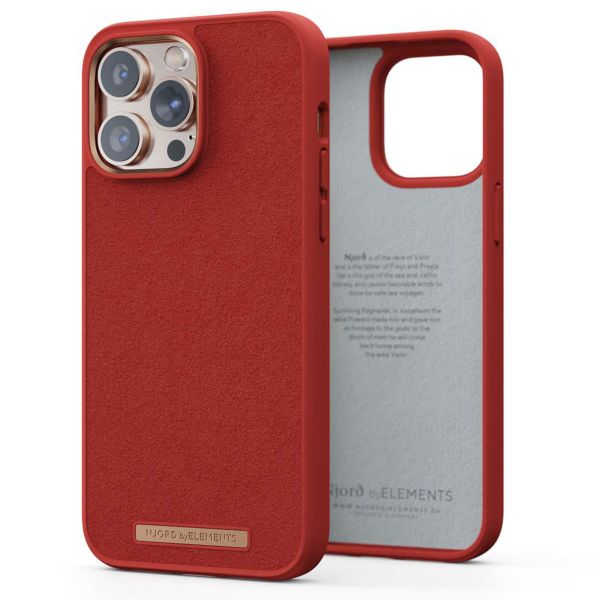 Njorð Collections Coque daim Comfort+ iPhone 14 Pro Max - Burnt Orange