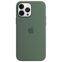 Apple Coque en silicone MagSafe iPhone 13 Pro Max - Eucalyptus