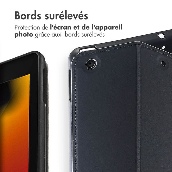 Accezz Coque tablette Classic Apple iPad 9 (2021) 10.2 pouces / iPad 8 (2020) 10.2 pouces / iPad 7 (2019) 10.2 pouces - Noir