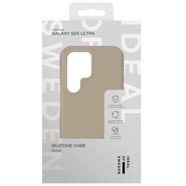 iDeal of Sweden Coque Silicone Samsung Galaxy S25 Ultra - Beige