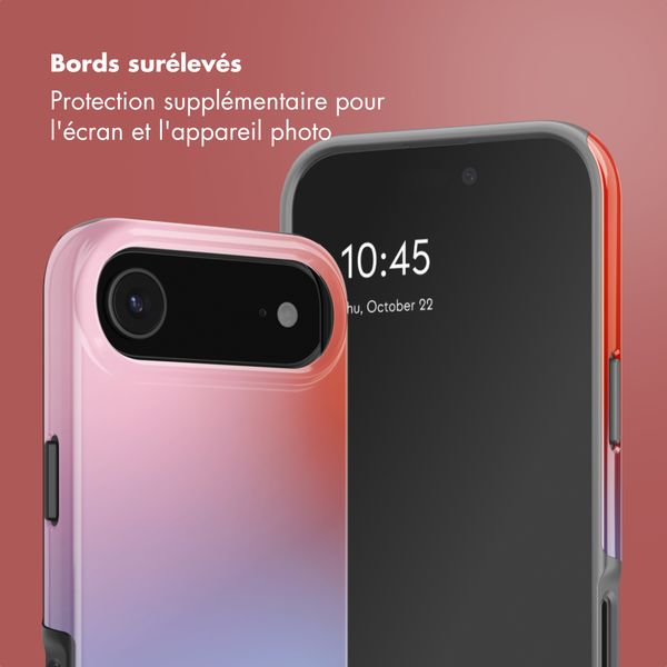 Selencia Coque arrière Vivid avec MagSafe Apple iPhone Air - Gradient Soft Blush