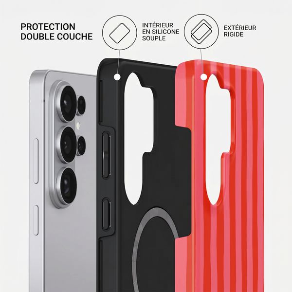 Burga Coque Tough MagSafe Samsung Galaxy S26 Ultra - Pomegranate