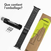 imoshion Bracelet en acier Apple Watch Series 1 á 9 / SE (38/40/41 mm) | Series 10 / 11 (42 mm) - Noir