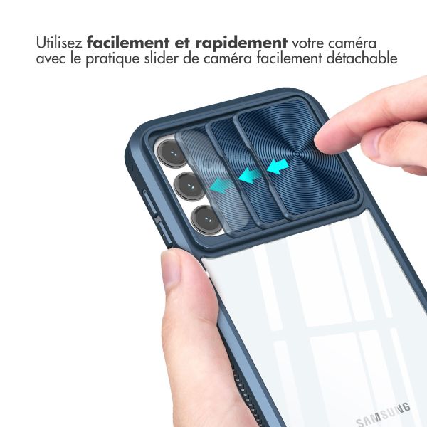 imoshion Coque arrière Camslider pour Samsung Galaxy A25 (5G) - Bleu foncé