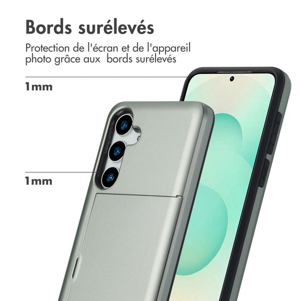 imoshion Coque arrière avec porte-cartes Samsung Galaxy S25 Plus - Vert
