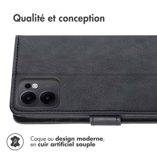 imoshion Étui de télephone portefeuille Oppo Reno 13 - Noir
