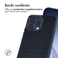 imoshion Coque Brushed Oppo Reno15 F (5G) - Bleu foncé