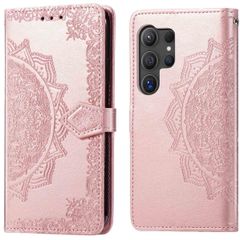 imoshion Etui de téléphone portefeuille Mandala Samsung Galaxy S25 Ultra - Rose Dorée