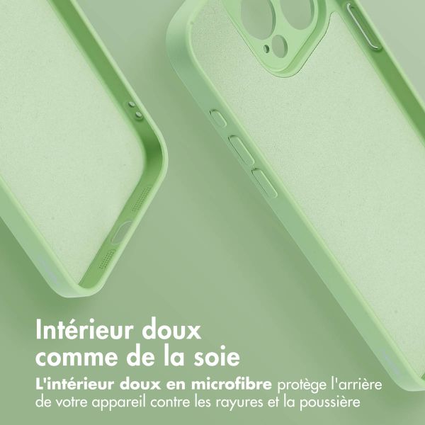 imoshion Coque Couleur avec MagSafe Apple iPhone 15 Pro Max - Vert