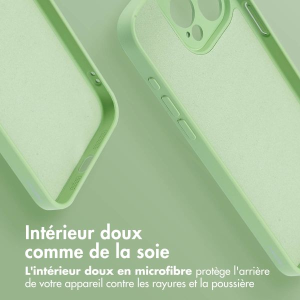 imoshion Coque Couleur avec MagSafe iPhone 15 Pro Max - Vert