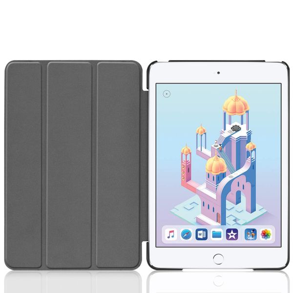 imoshion Coque tablette Trifold Apple iPad Mini 5 (2019) / Mini 4 (2015) - Bleu foncé