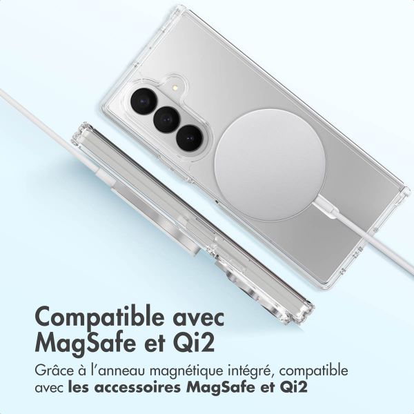 Accezz Coque arrière Xtreme Impact avec MagSafe Samsung Galaxy Z Fold 7 - Transparent