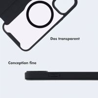 imoshion Bookcase transparente avec MagSafe Apple iPhone 14 / 13 - Noir