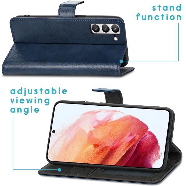 imoshion Étui de télephone portefeuille Samsung Galaxy S21 FE - Bleu foncé