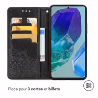 imoshion Etui de télephone Mandala Samsung Galaxy S24 FE - Noir