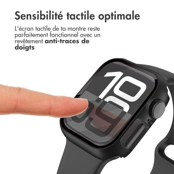 imoshion Coque rigide à couverture complète Apple Watch 10 / 11 - 46 mm - Noir
