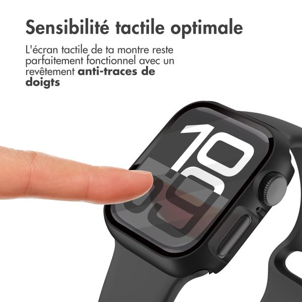 imoshion Coque rigide complète voor Apple Watch Series 10 - 46 mm - Noir