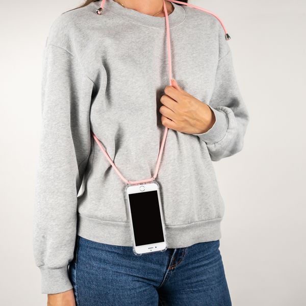 imoshion Coque avec cordon Apple iPhone 8 Plus / 7 Plus - Rose