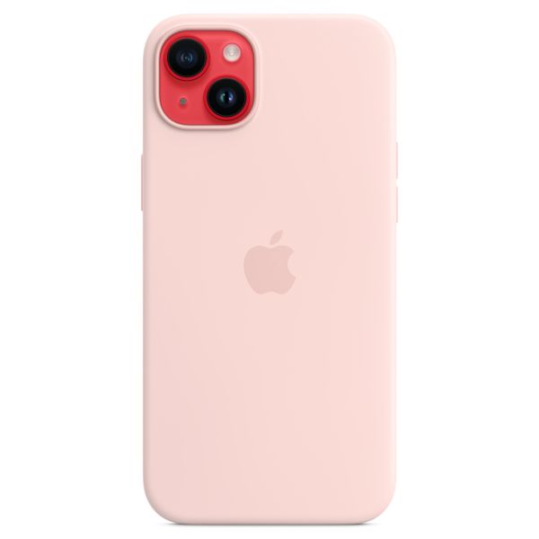 Apple Coque en silicone MagSafe Apple iPhone 14 Plus - Chalk Pink