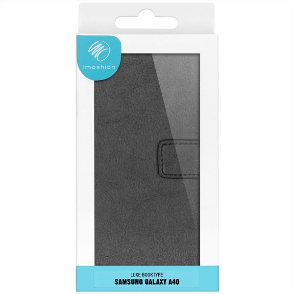 imoshion Étui de télephone portefeuille Samsung Galaxy A40 - Noir