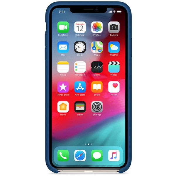 Apple Coque en silicone iPhone Xs Max - Blue Horizon