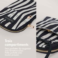 Selencia ﻿Pochette pour téléphone - Zebra Black