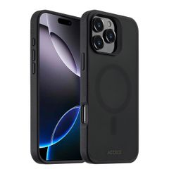 Accezz Coque Givrée Robuste avec MagSafe Apple iPhone 16 Pro Max - Noir