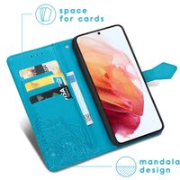 imoshion Etui de télephone Mandala Samsung Galaxy S21 FE - Turquoise