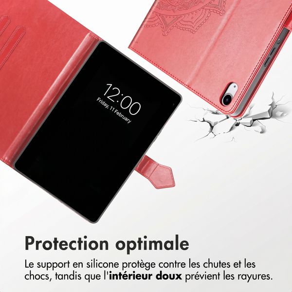 imoshion Coque tablette Apple iPad 11 (2025) 11 pouces A16 / iPad 10 (2022) 10.9 pouces - Rouge