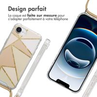 imoshion Coque Design avec cordon Apple iPhone 16e - Beige Graphic