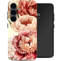 Selencia Coque arrière Vivid Samsung Galaxy S24 - Vintage Peony