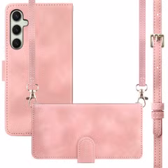 imoshion Etui de télephone portefeuille avec cordon Samsung Galaxy S25 Plus - Rose