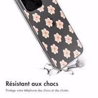 imoshion Coque Design Apple iPhone 16 Pro - Floral Peach