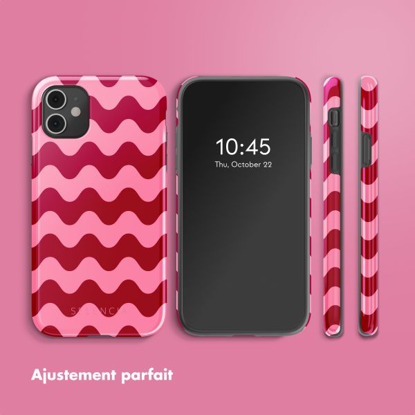 Selencia Coque arrière Vivid Tough iPhone 11 - Wave Vibes Lipstick